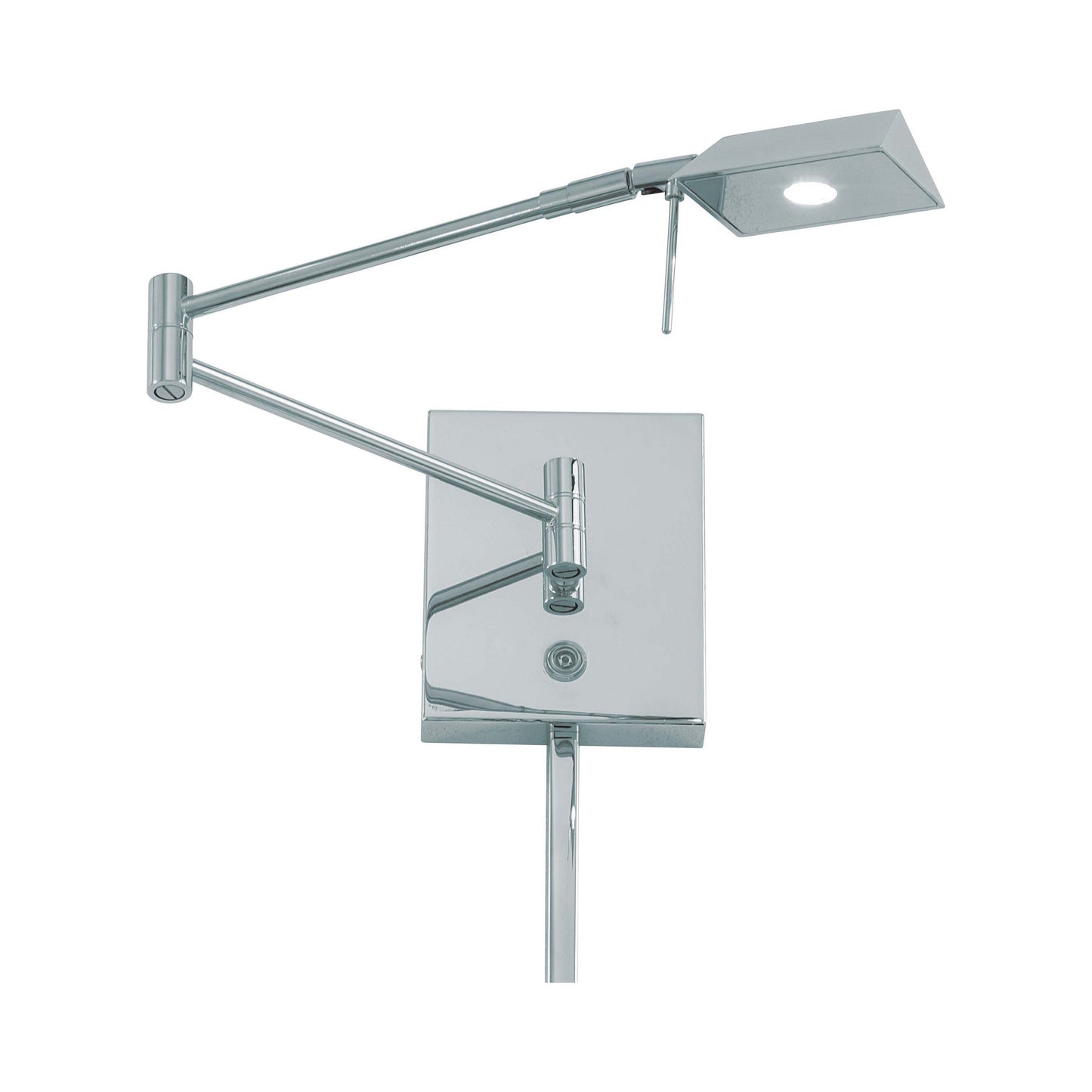 George's Reading Room P4318 LED Swing Arm Wall Light.