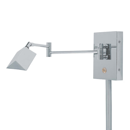 George's Reading Room P4318 LED Swing Arm Wall Light in Detail.