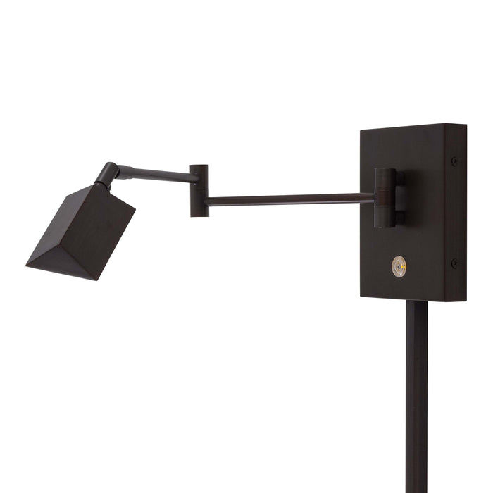 George's Reading Room P4318 LED Swing Arm Wall Light in Detail.