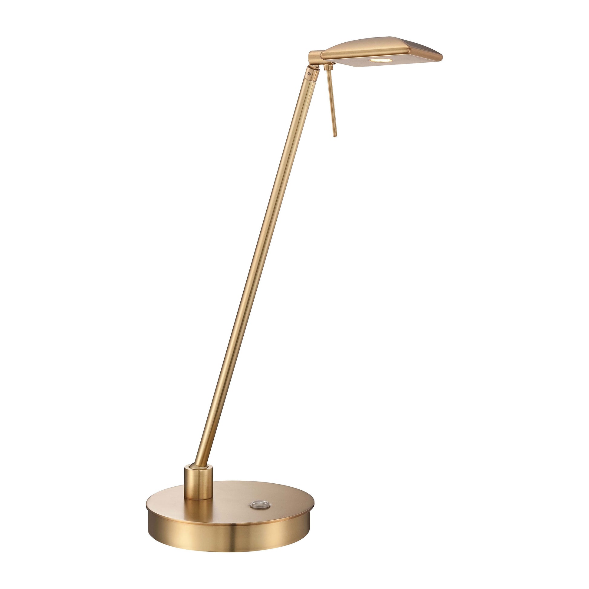 George's Reading Room P4326 LED Pharmacy Table Lamp in Honey Gold.