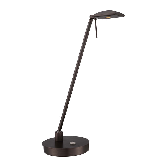 George's Reading Room P4326 LED Pharmacy Table Lamp in Copper Bronze Patina.