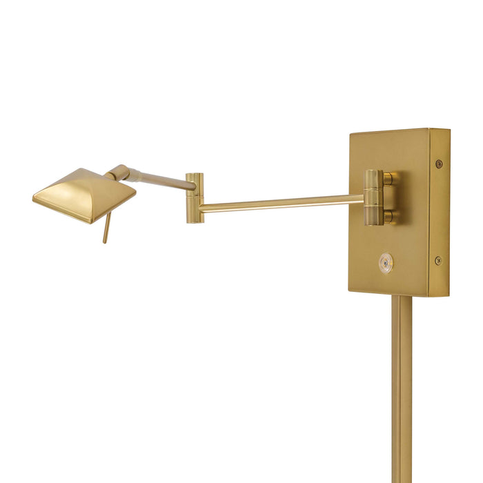 George's Reading Room P4328 LED Swing Arm Wall Light in Detail.