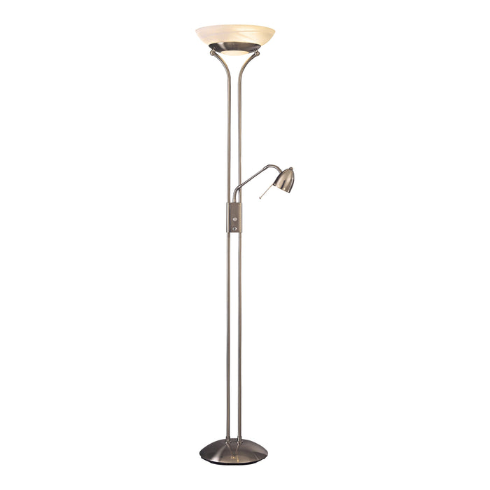George's Reading Room Torchiere LED Floor Lamp with Reading Light.