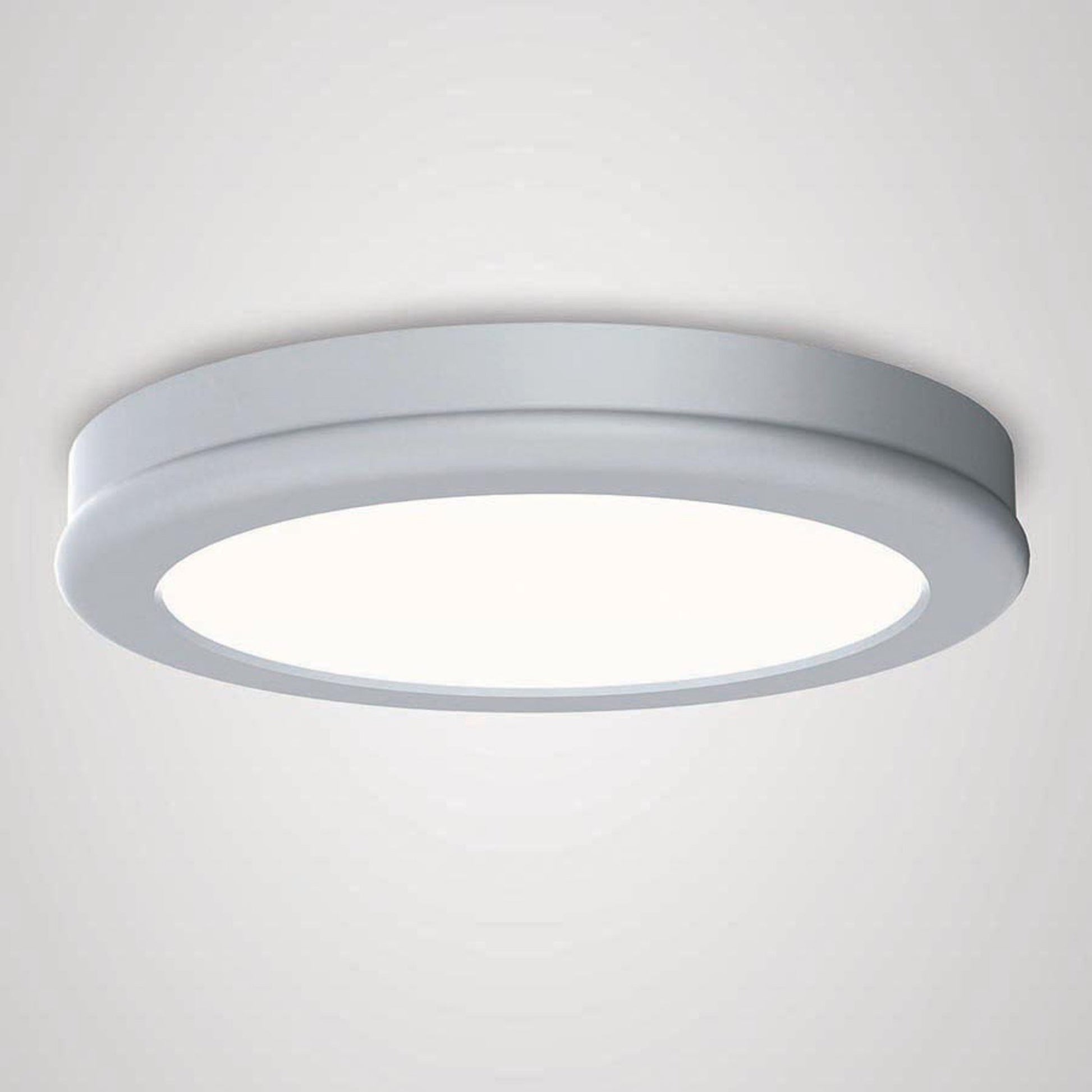 Geos LED Round Low-Profile Flush Mount Light in Detail.