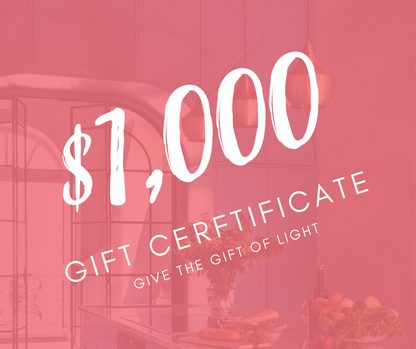 City Lights Gift Certificate.