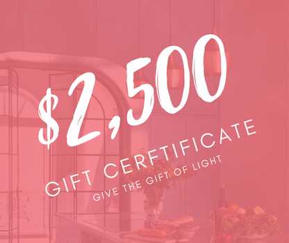 City Lights Gift Certificate.