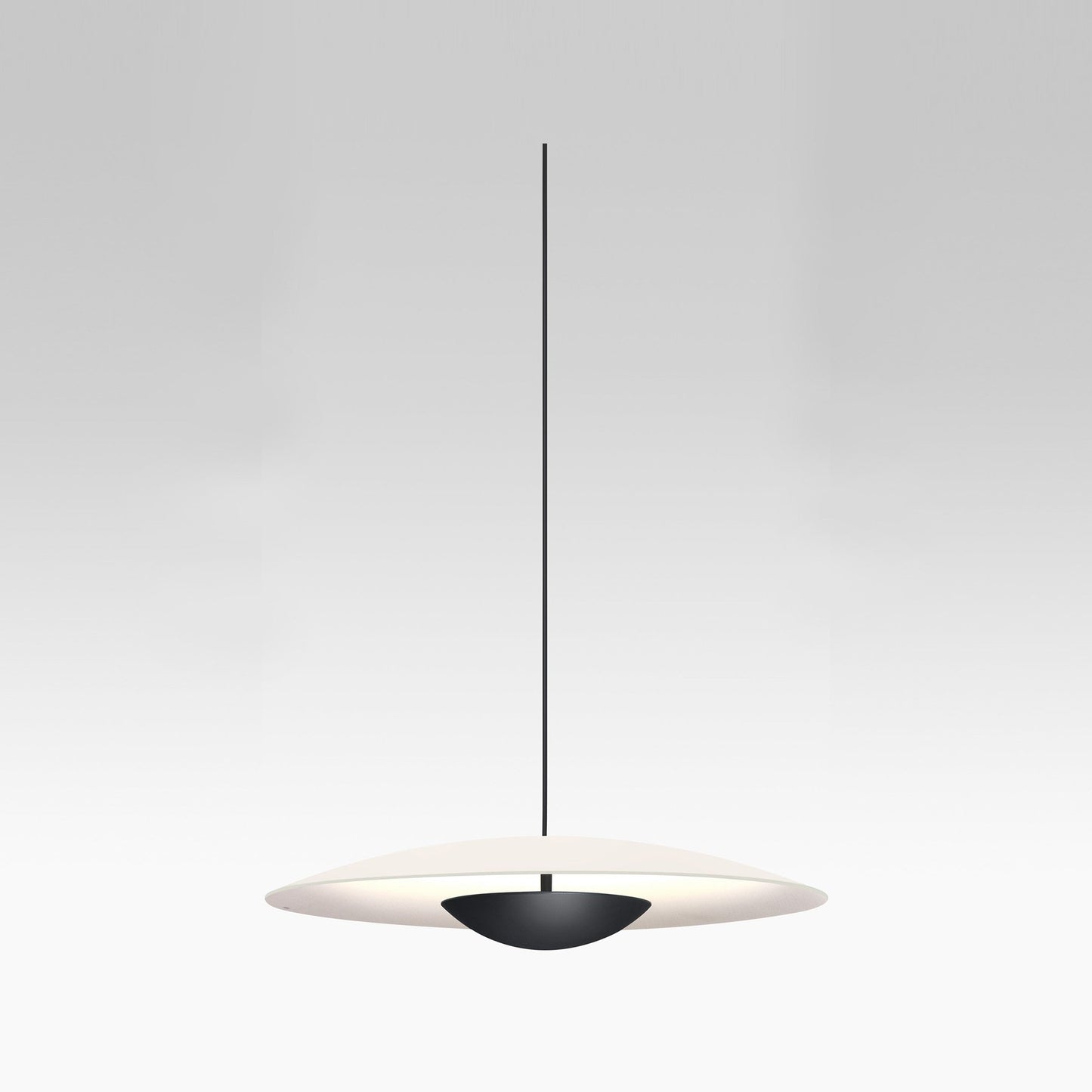 Ginger LED Pendant Light in White/White (Small)/TRIAC Dimmer.