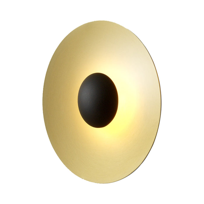 Ginger LED Wall Light in Brushed Brass/Brushed Brass/X-Large/Dual Dimmer.