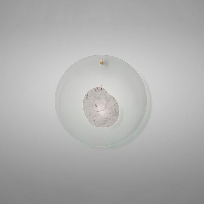 Gioia LED Wall Light in Small/Green.