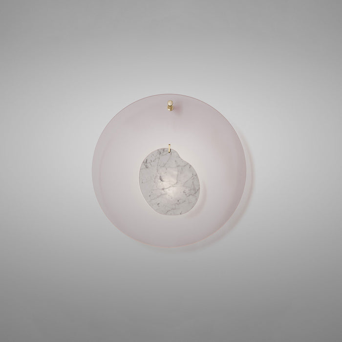 Gioia LED Wall Light in Small/Pink.