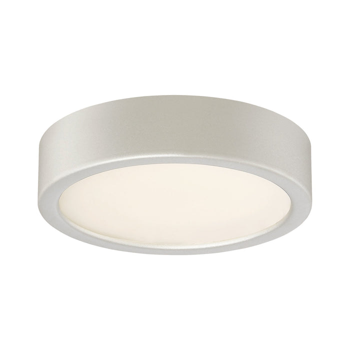 GK LED Flush Mount Ceiling Light in Silver (Small).