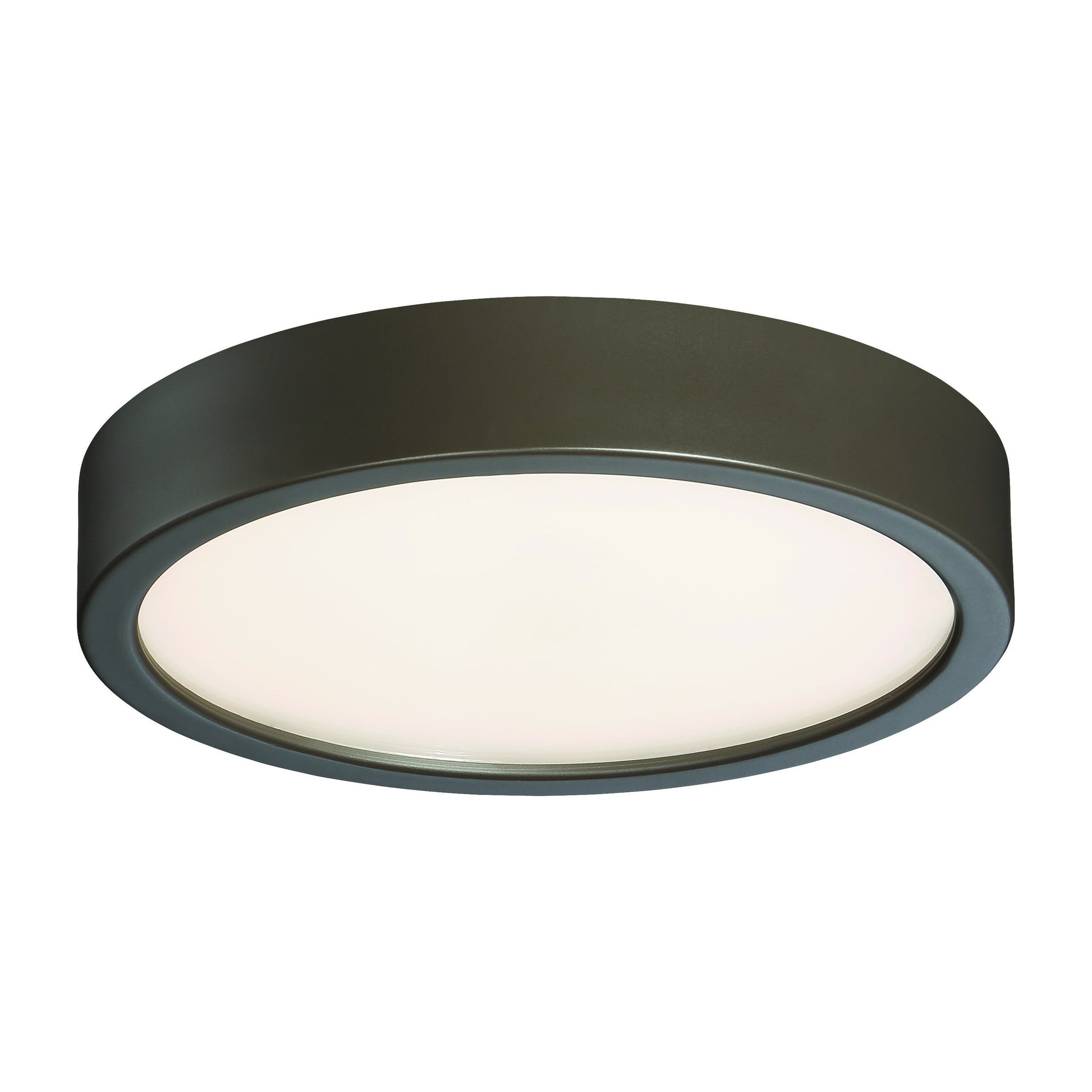 GK LED Flush Mount Ceiling Light in Painted Copper Bronze Patina (Medium).