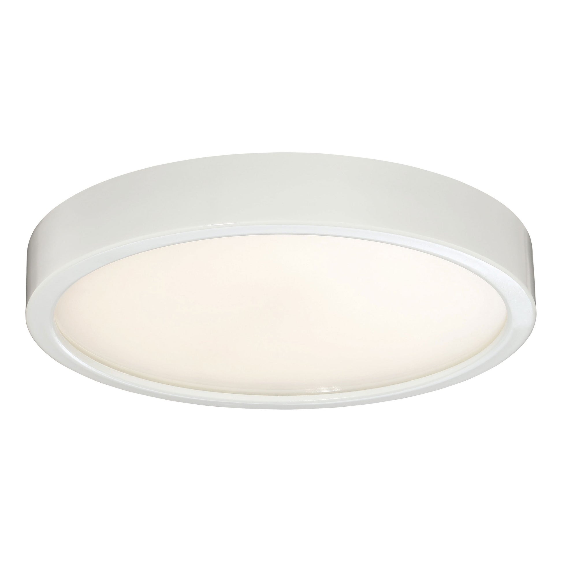 GK LED Flush Mount Ceiling Light in White (Large).