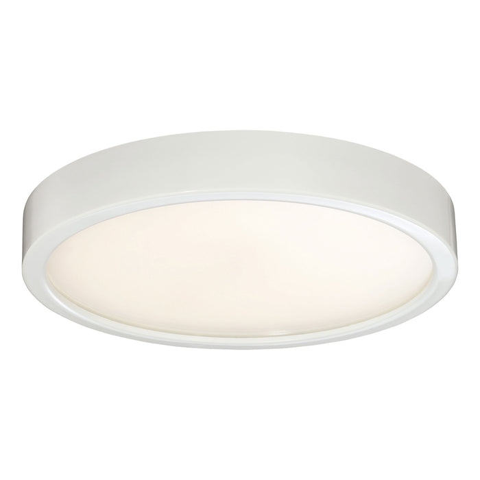 GK LED Flush Mount Ceiling Light in White (Large).