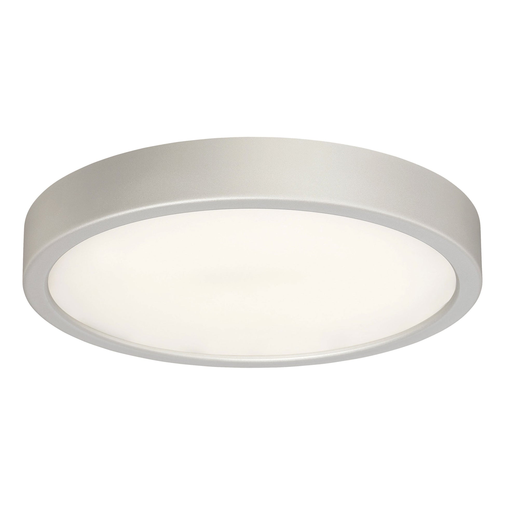 GK LED Flush Mount Ceiling Light in Silver (Large).