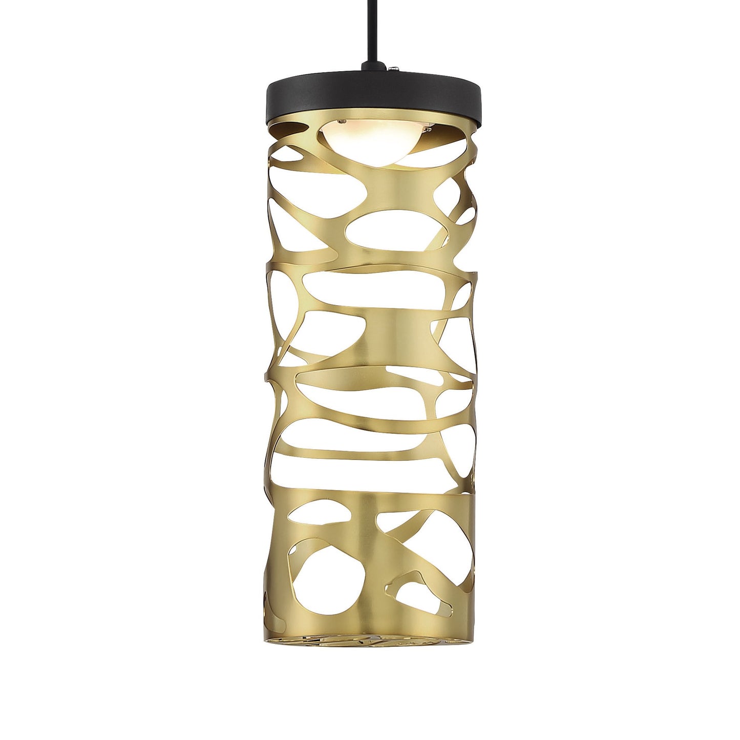 Golden Eclipse LED Mini Pendant Light in Detail.