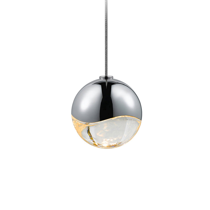 Grapes® 24-Light Round LED Multipoint Pendant Light in Detail.
