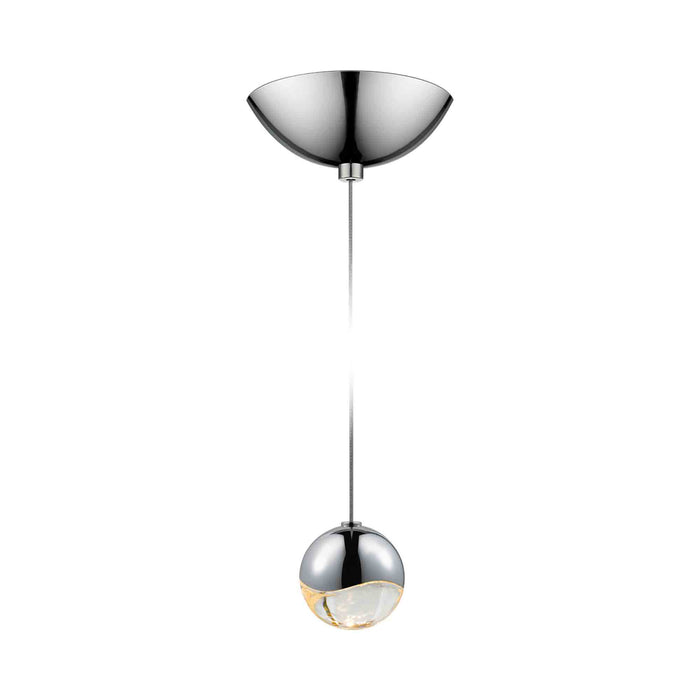 Grapes® LED Pendant Light in Dome/Polished Chrome (Small).
