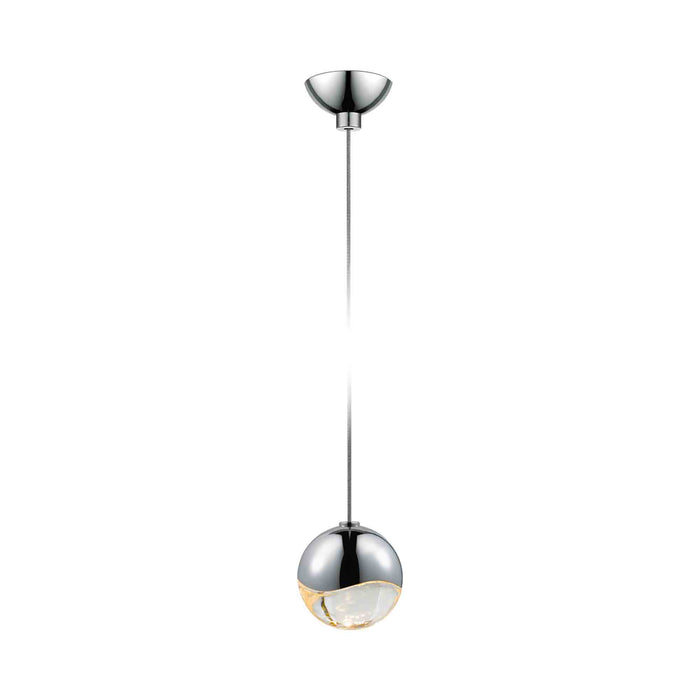 Grapes® LED Pendant Light in Micro-Dome/Polished Chrome (Small).