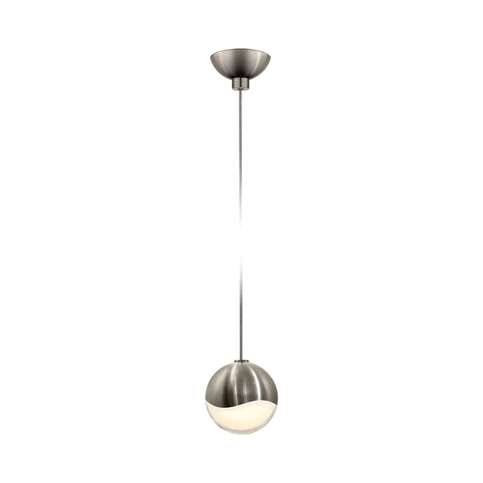 Grapes® LED Pendant Light in Micro-Dome/Satin Nickel (Small).