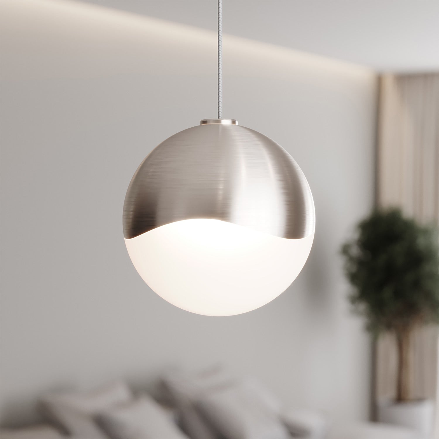 Grapes® LED Pendant Light in living room.