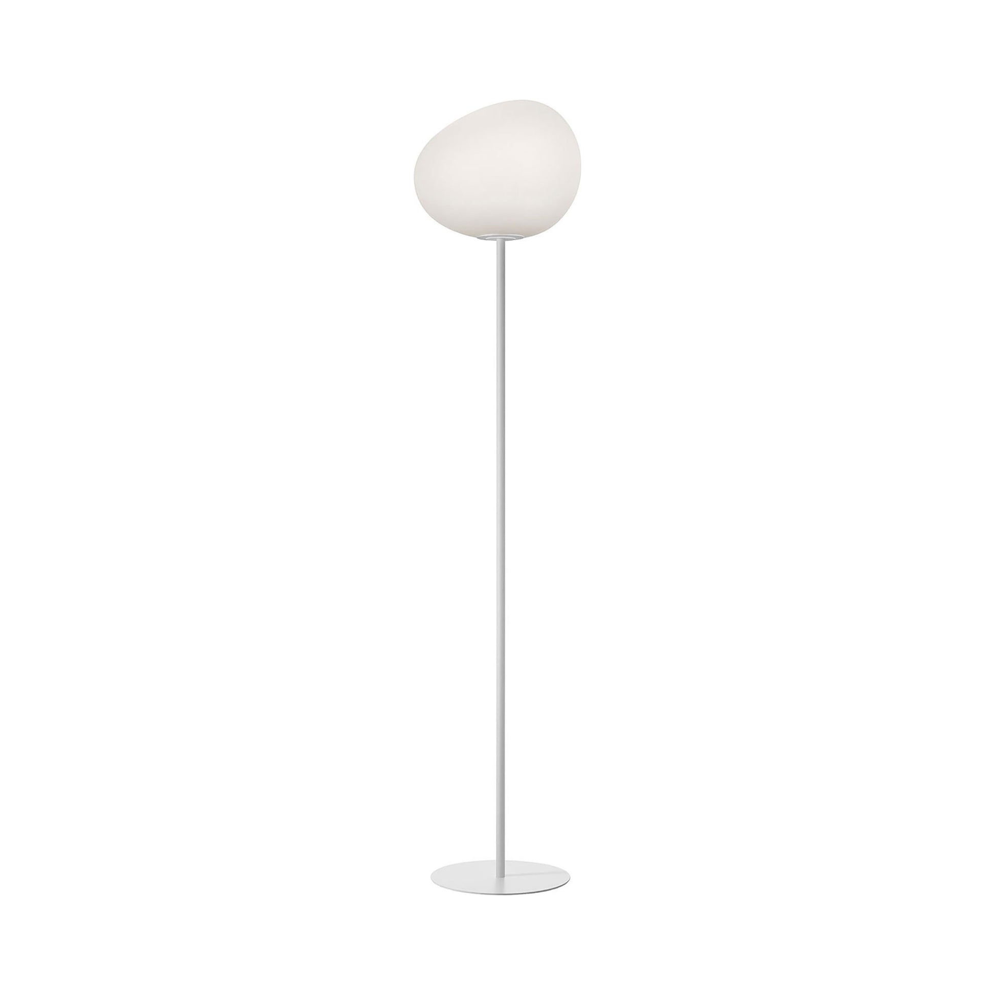 Gregg Floor Lamp in Medium/White.