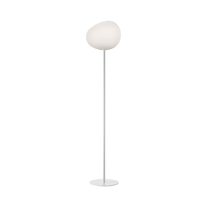 Gregg Floor Lamp in Medium/White.