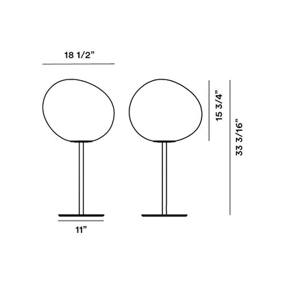 Gregg Mix&Match Table Lamp - line drawing.