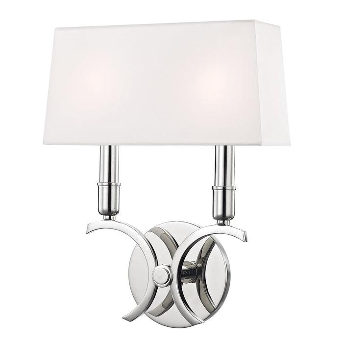 Gwen Wall Light in Polished Nickel (Small).