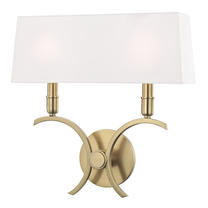 Gwen Wall Light in Aged Brass (Large).