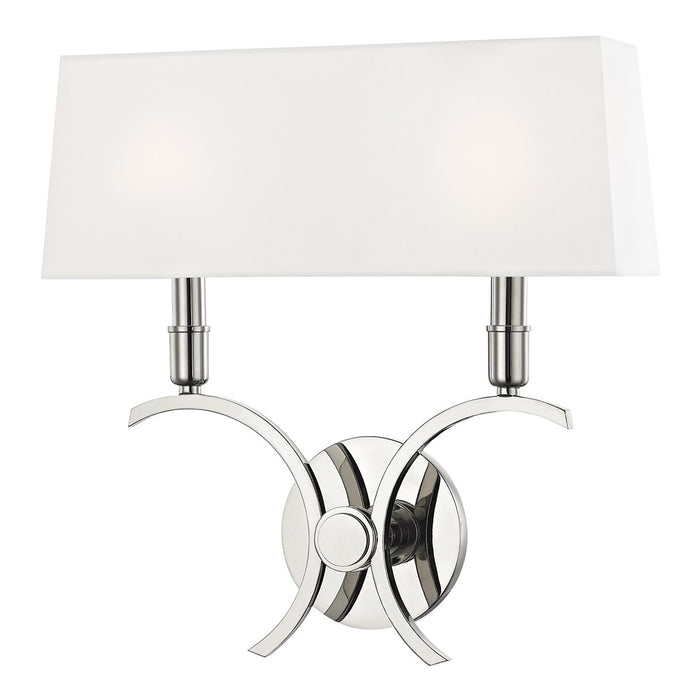 Gwen Wall Light in Polished Nickel (Large).