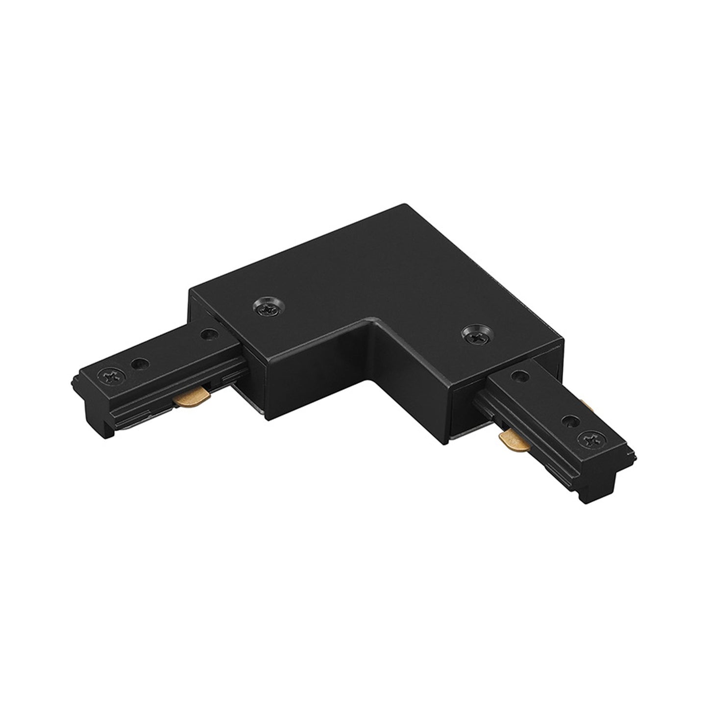 H/J/L/J2 Track "L" Connector in Black (H Track/Left).