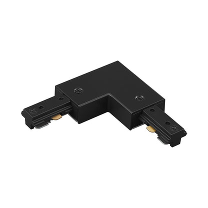 H/J/L/J2 Track "L" Connector in Black (H Track/Right).