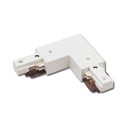 H/J/L/J2 Track "L" Connector in White (J2 Track/Left).