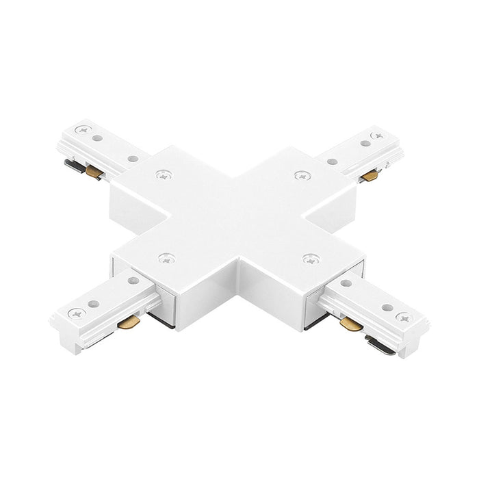 H/J/L/J2 Track "X" Connector in White (H Track).