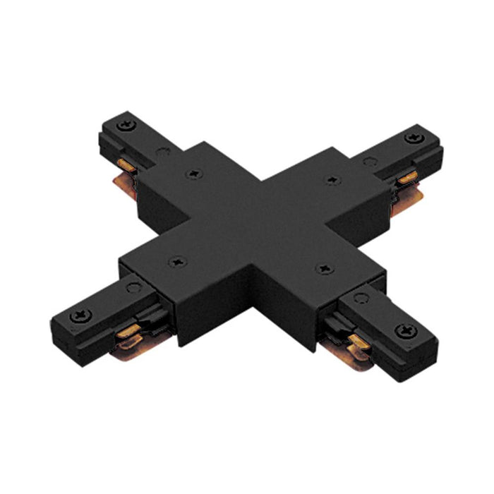 H/J/L/J2 Track "X" Connector in Black (J2 Track).