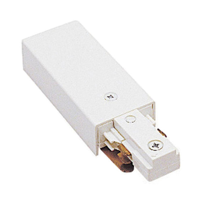 H/J/L Track Live End Connector in White (J2 Track).