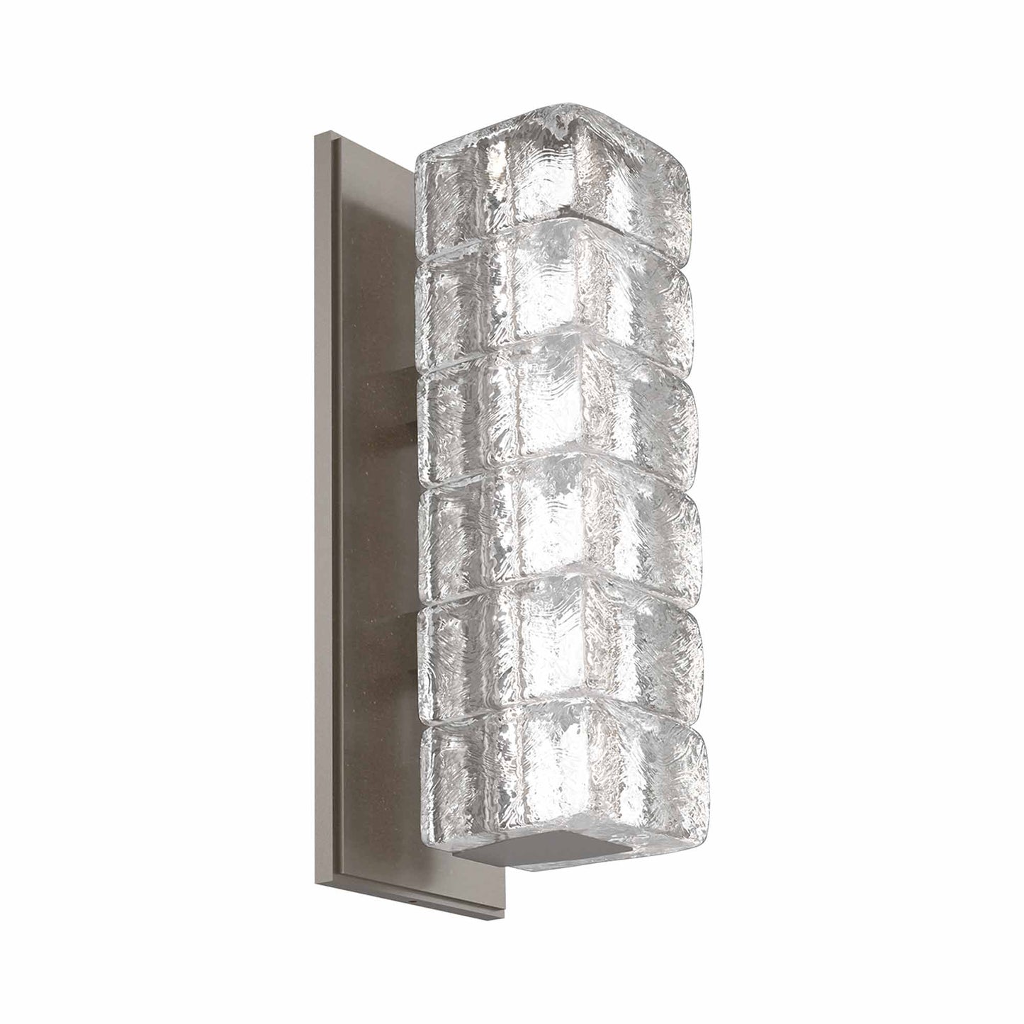 Asscher LED Wall Light in Graphite.