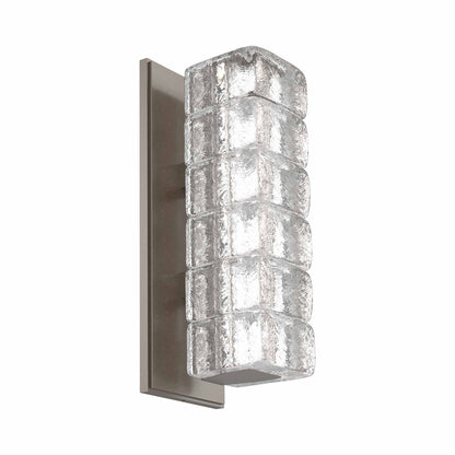 Asscher LED Wall Light in Graphite.