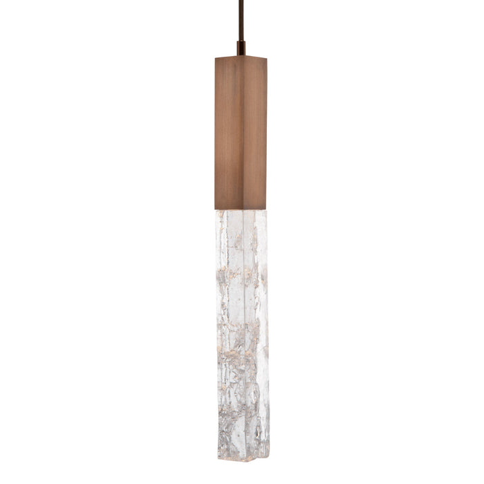Axis LED Pendant Light in Oil Rubbed Bronze.