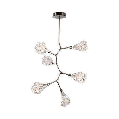 Blossom Modern Vine LED Pendant Light in Satin Nickel (6-Light).