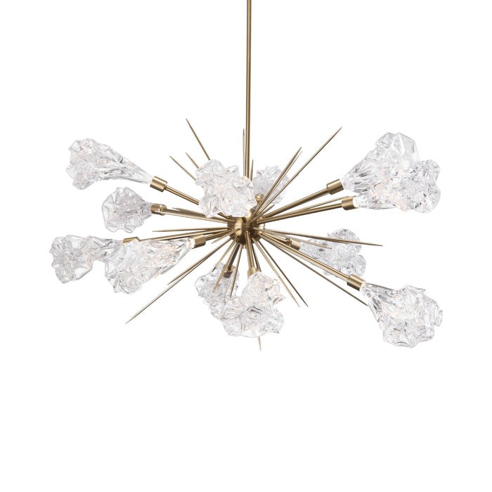 Blossom Oval Starburst LED Chandelier in Detail.
