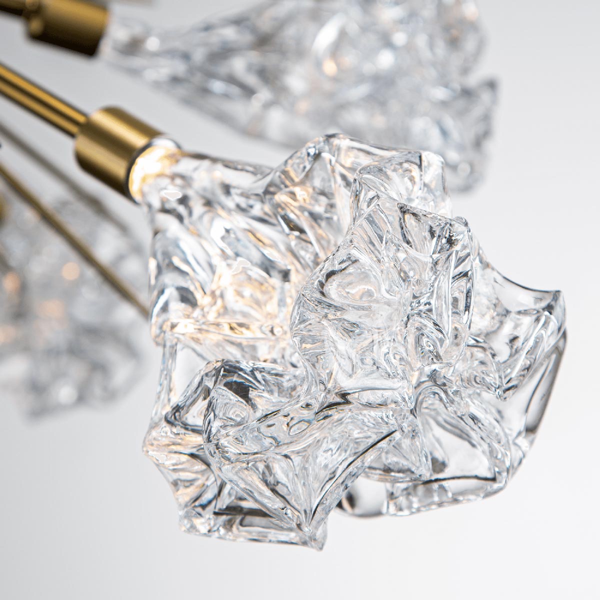 Blossom Oval Starburst LED Chandelier in Detail.