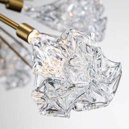 Blossom Oval Starburst LED Chandelier in Detail.