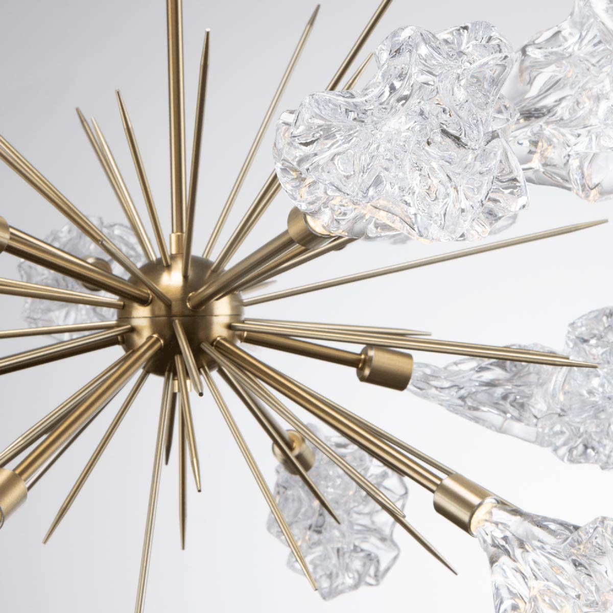 Blossom Oval Starburst LED Chandelier in Detail.