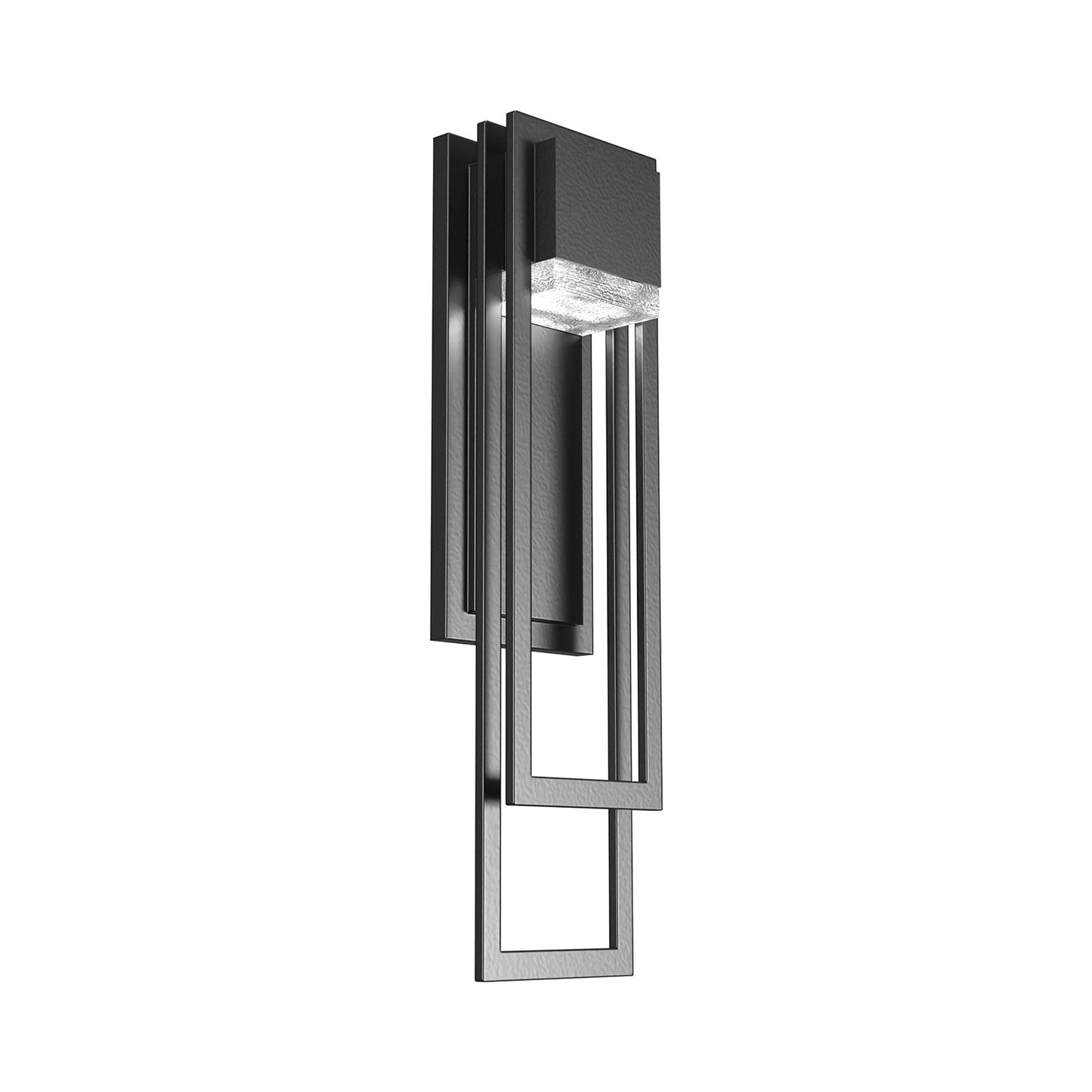 Cascade Outdoor Wall Light in Argento Grey (18-Inch).