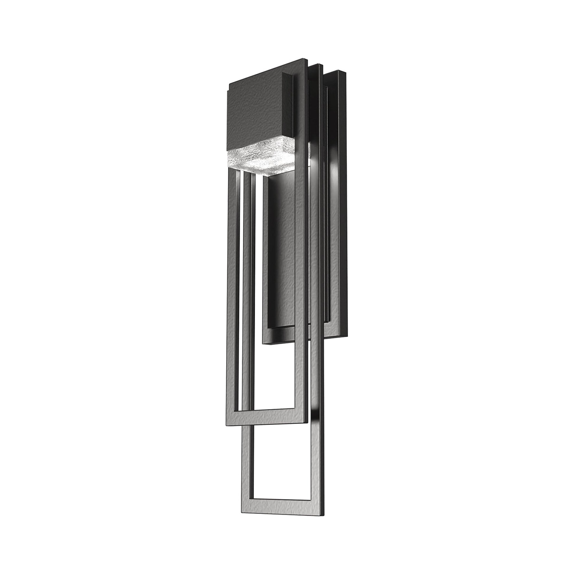 Cascade Outdoor Wall Light in Argento Grey (18-Inch).