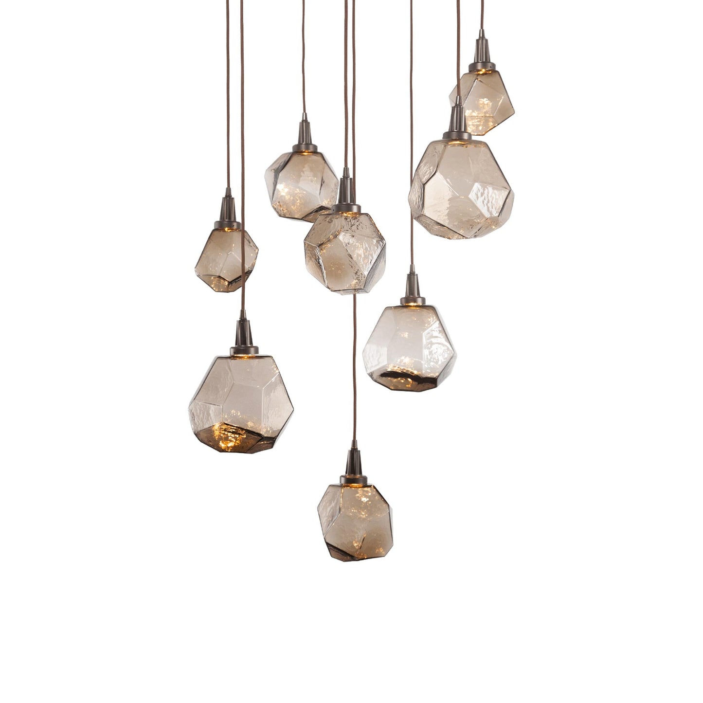 Gem Round LED Multi Light Pendant Light in Detail.