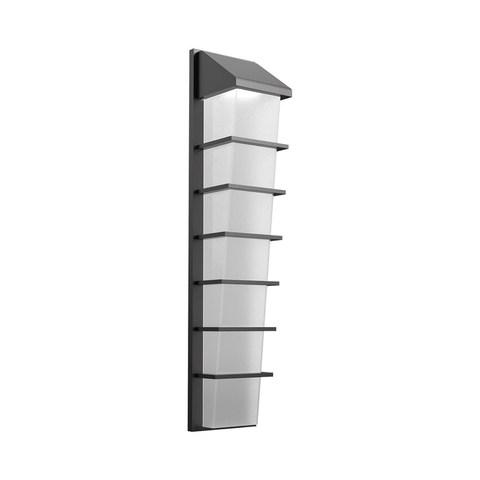 Mantle Outdoor Wall Light in Argento Grey (24-Inch).