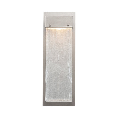 Parallel LED Wall Light in Metallic Beige Silver/Clear Granite.